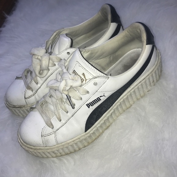 puma fenty creepers white